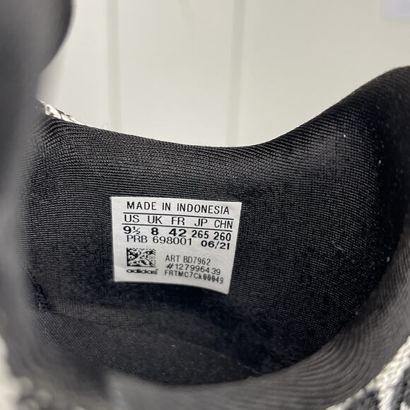 Adidas Swift Run Women's Sz 9.5 Cheetah Leopard Animal Print Black White - Picture 8 of 9